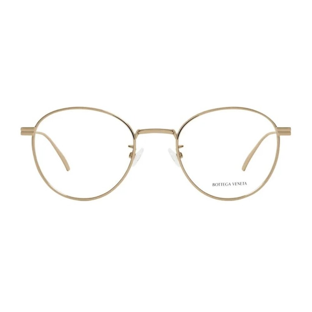 NEW  BOTTEGA VENETA EYEGLASSES GOLD UNISEX EYEWEAR BOTTEGA VENETA BV1016OA 002